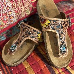 American Darling Tooled Sandal